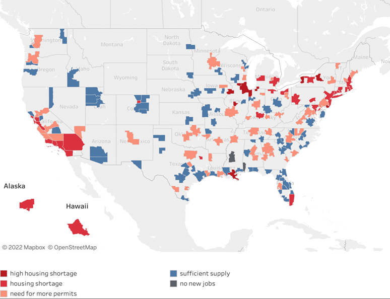 Map of the USA