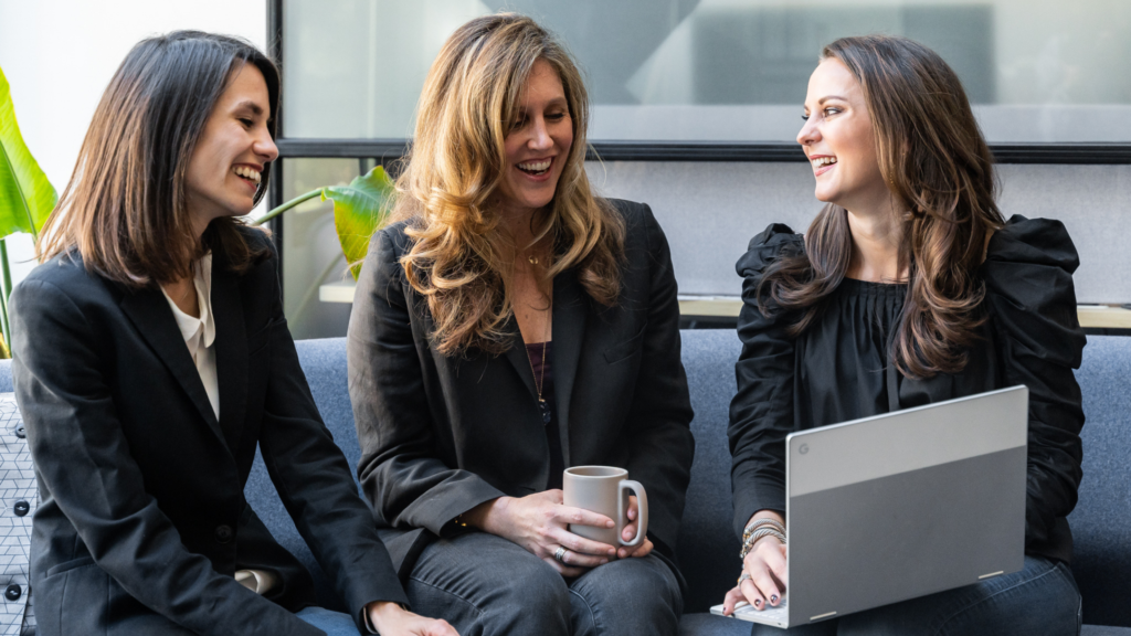 meet the team, from middle to right, Cynthia and Blakely